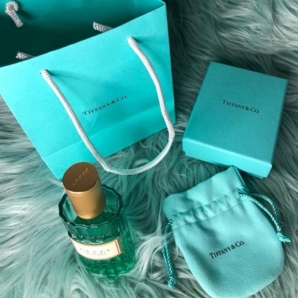 Authentic Tiffany complete set box paperbag pouch